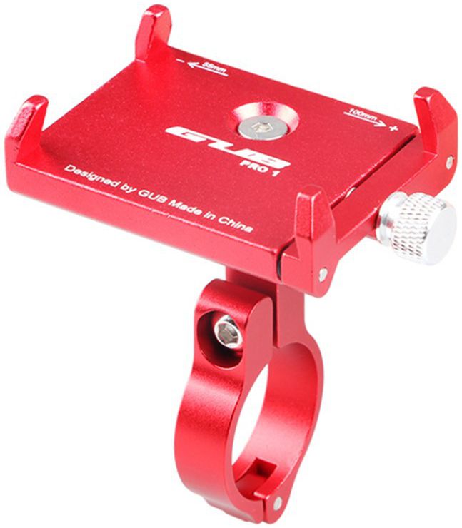 GUB Pro 1 Universele Fiets Telefoonhouder Voor Smartphone Rood afbeelding 1