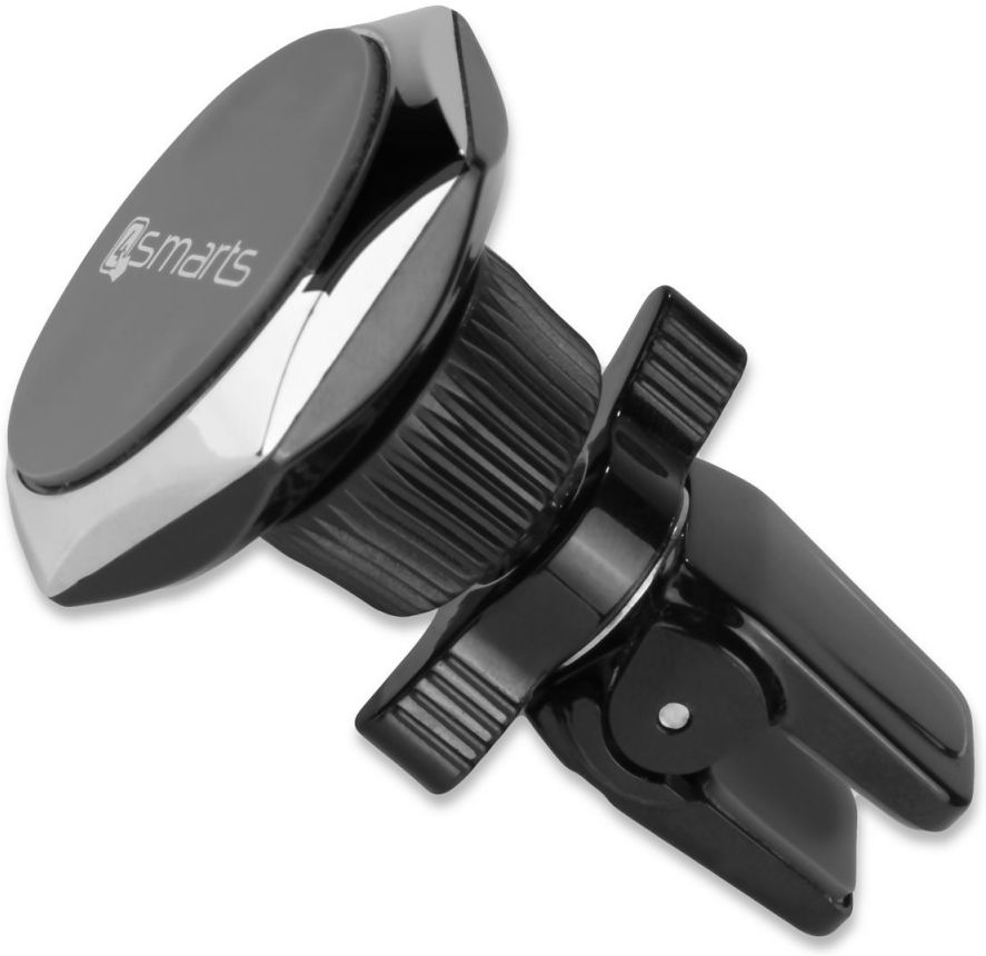 4Smarts Clampmag Chrome Auto Ventilatie Telefoonhouder Zwart afbeelding 2
