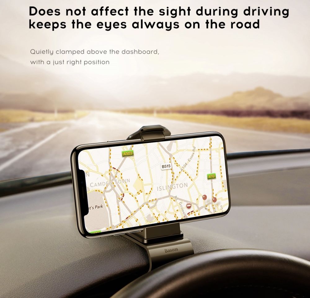Baseus Direct-view Smartphone Houder Auto Dashboard Zwart afbeelding 19