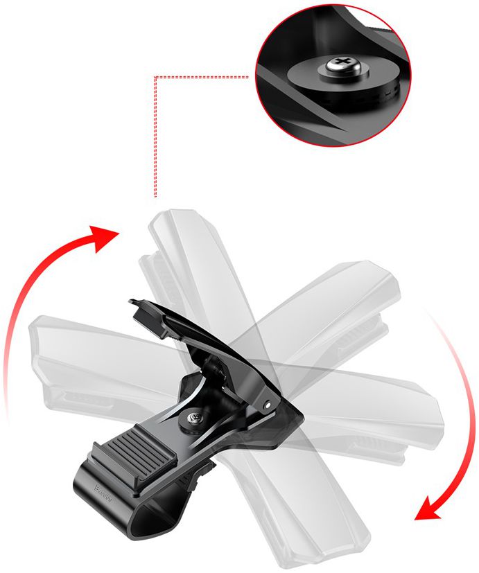 Baseus Direct-view Smartphone Houder Auto Dashboard Zwart afbeelding 8