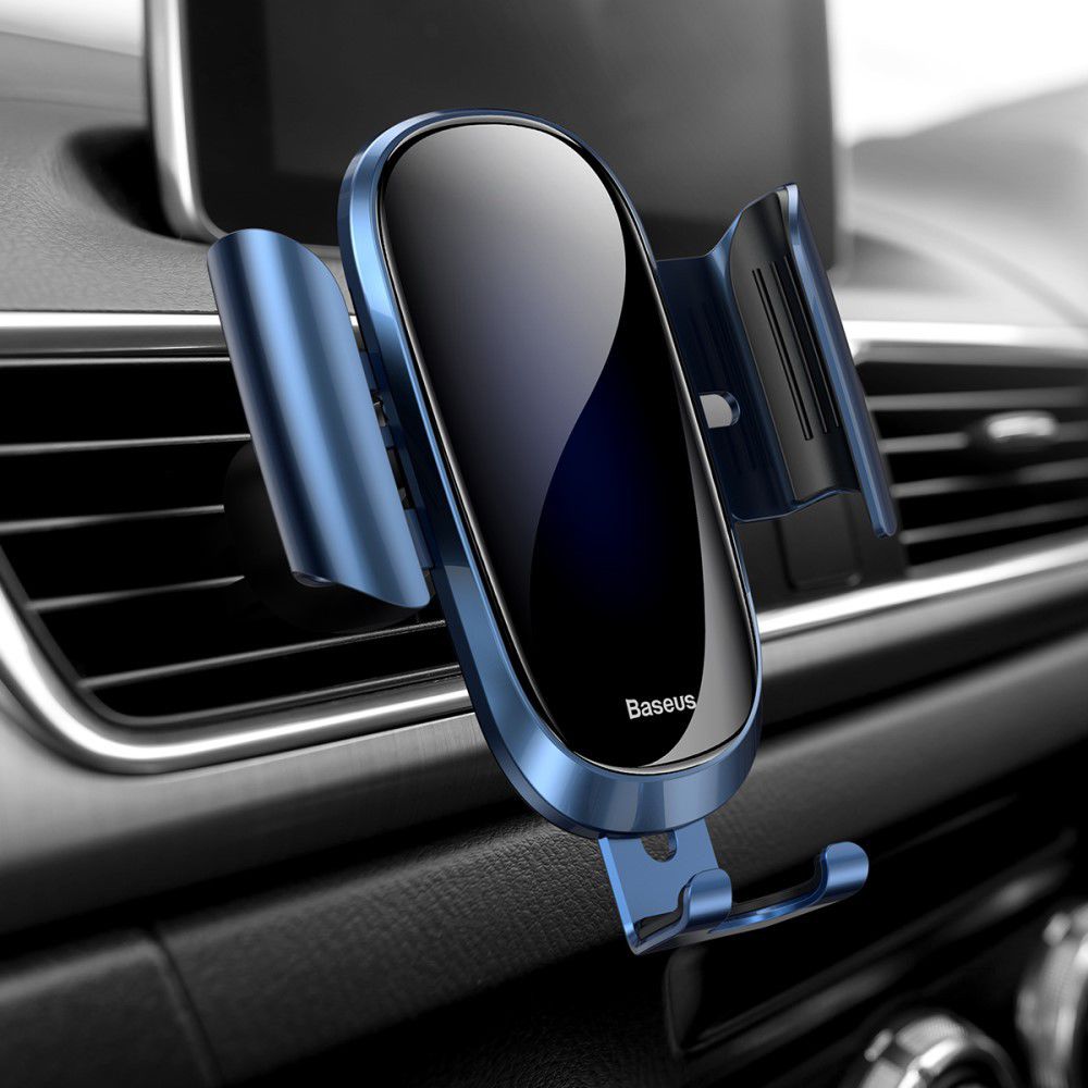 Baseus Future Gravity Verstelbare Ventilatie Telefoonhouder Blauw afbeelding 2