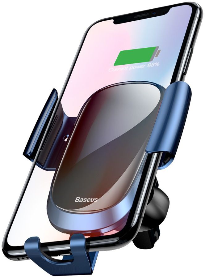 Baseus Future Gravity Verstelbare Ventilatie Telefoonhouder Blauw afbeelding 9