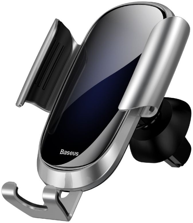 Baseus Future Gravity Verstelbare Ventilatie Telefoonhouder Zilver afbeelding 1