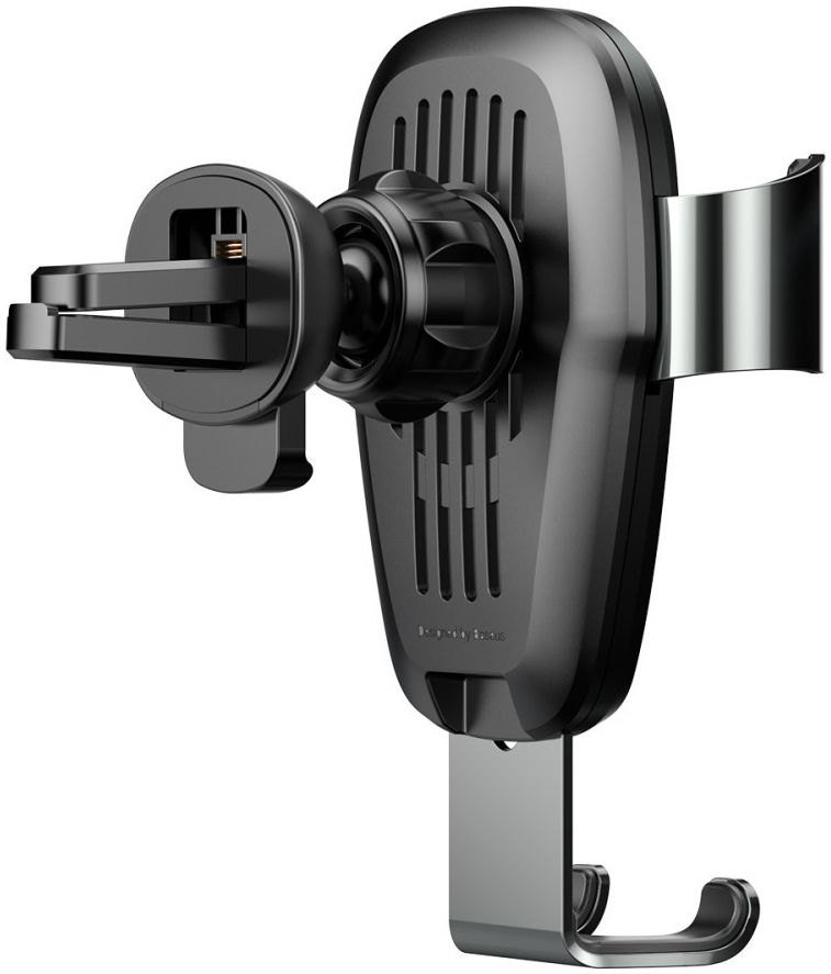 Baseus Metal Gravity Ventilatie Telefoonhouder Draadloos Laden Zwart afbeelding 8