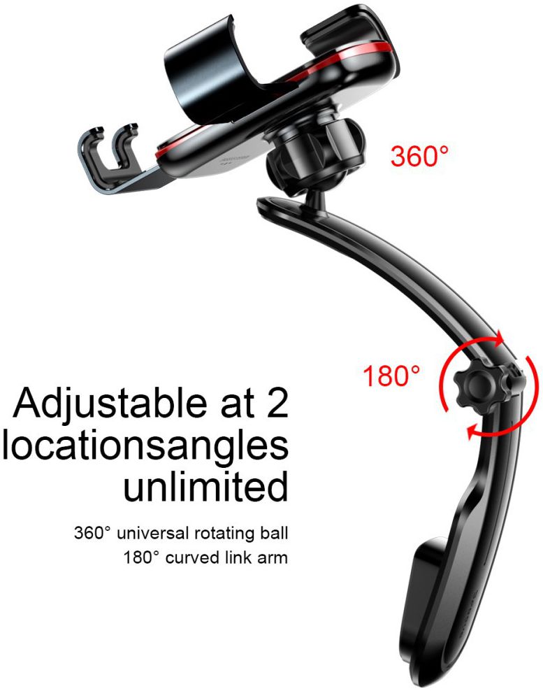 Baseus Metal Age Gravity Smartphonehouder Dashboard Auto Grijs afbeelding 6