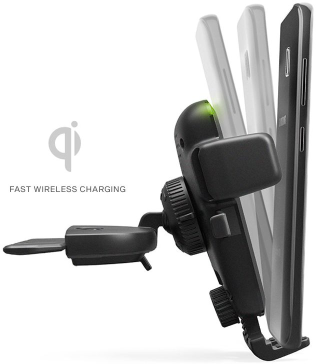 iOttie Easy One Touch 4 Draadloos Laden Fast Charge CD-Speler houder afbeelding 11