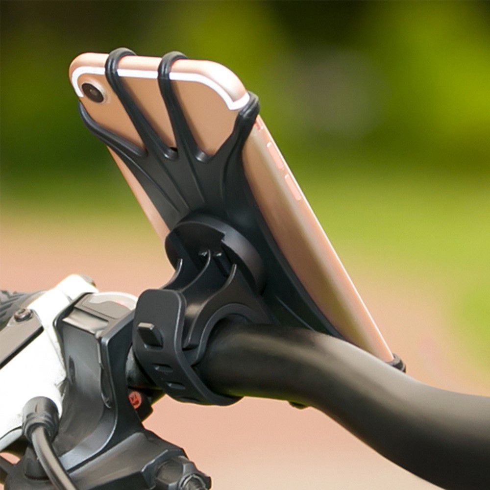 Support téléphone vélo et moto silicone - Universel - Fietshouder -  Accessoires vélo 