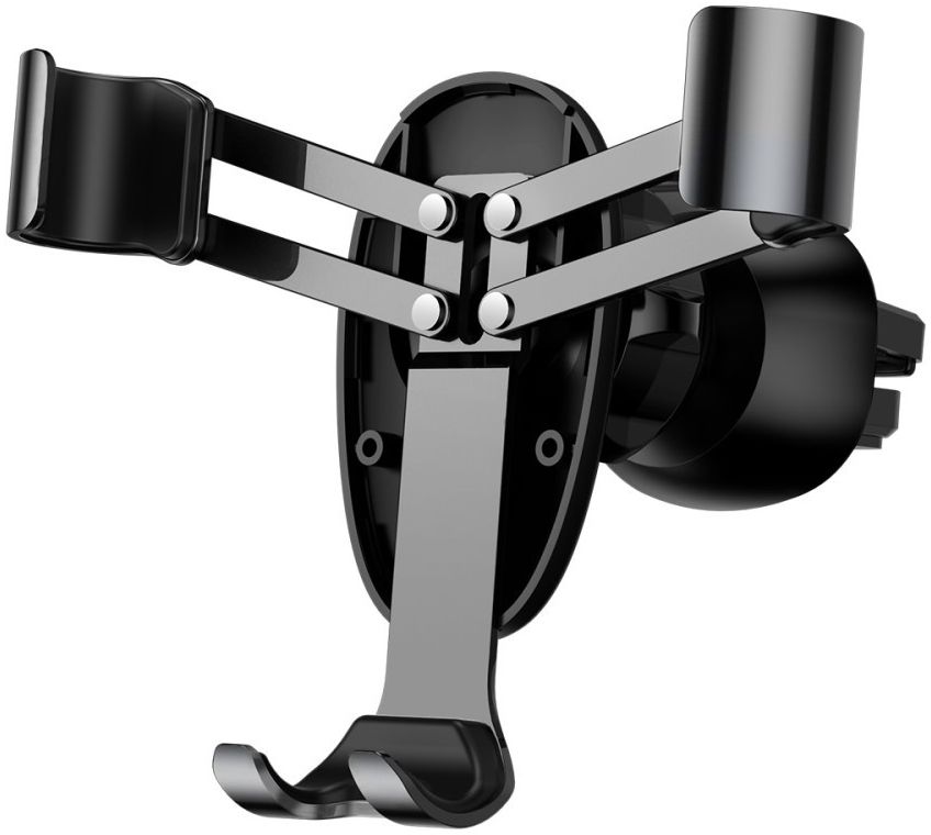 Baseus Mini Gravity Ventilatierooster Autohouder Zwart afbeelding 6