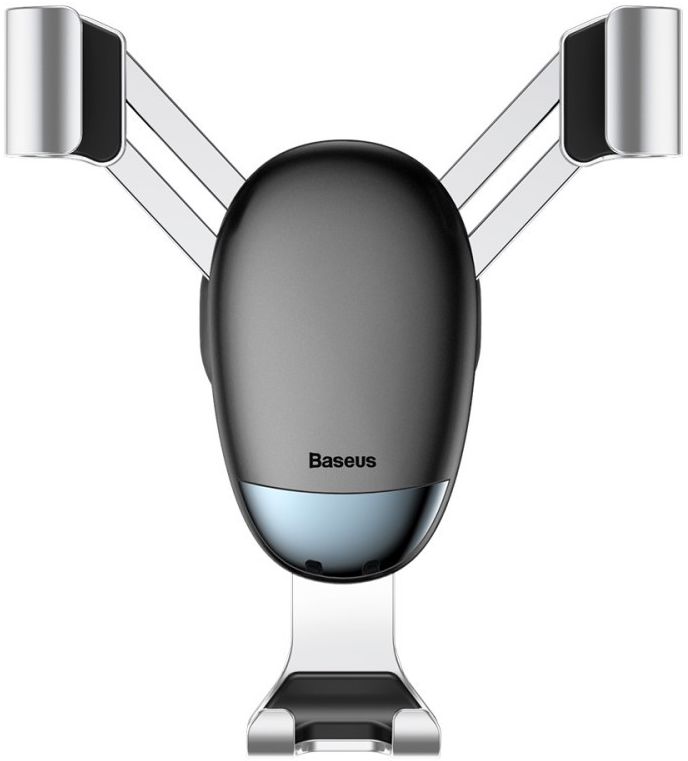 Baseus Mini Gravity Ventilatierooster Autohouder Zilver afbeelding 2