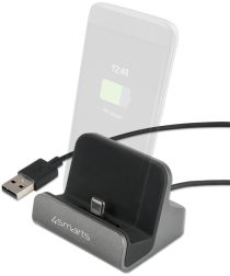 4smarts VoltDock USB-C Houder met Oplader 10W Grijs