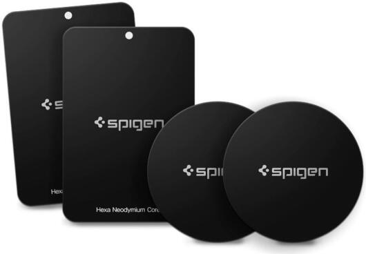Spigen Kuel A210 Metalen Plaatjes Set Zwart afbeelding 1