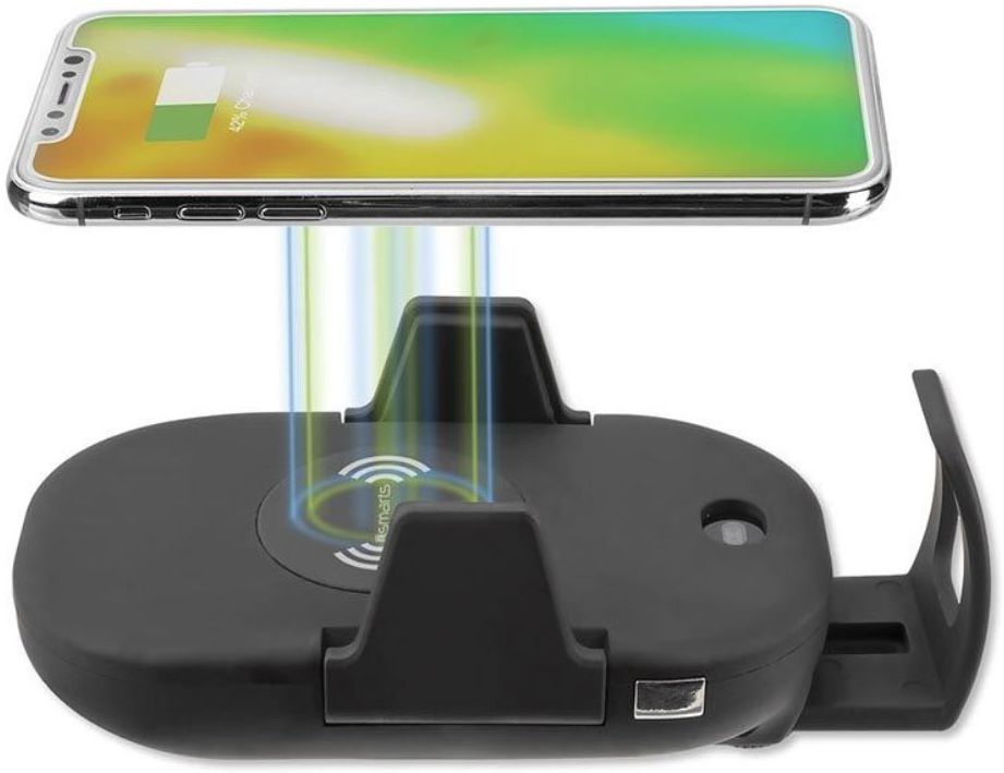 4Smarts VoltBeam Sensor 2 Telefoonhouder Met Zuignap Draadloos Opladen afbeelding 3