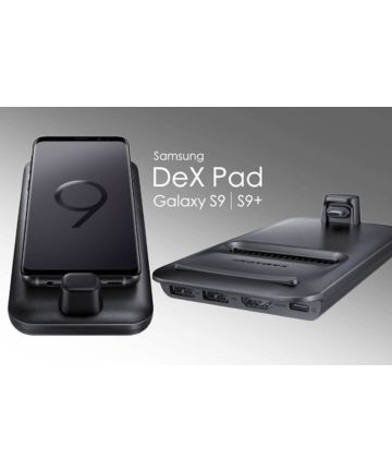 Originele Samsung DeX Pad Telefoonhouder met Oplader Zwart Houders