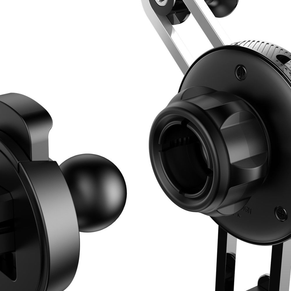Baseus USB-C 360º Ventilatierooster Autohouder Zilver afbeelding 5