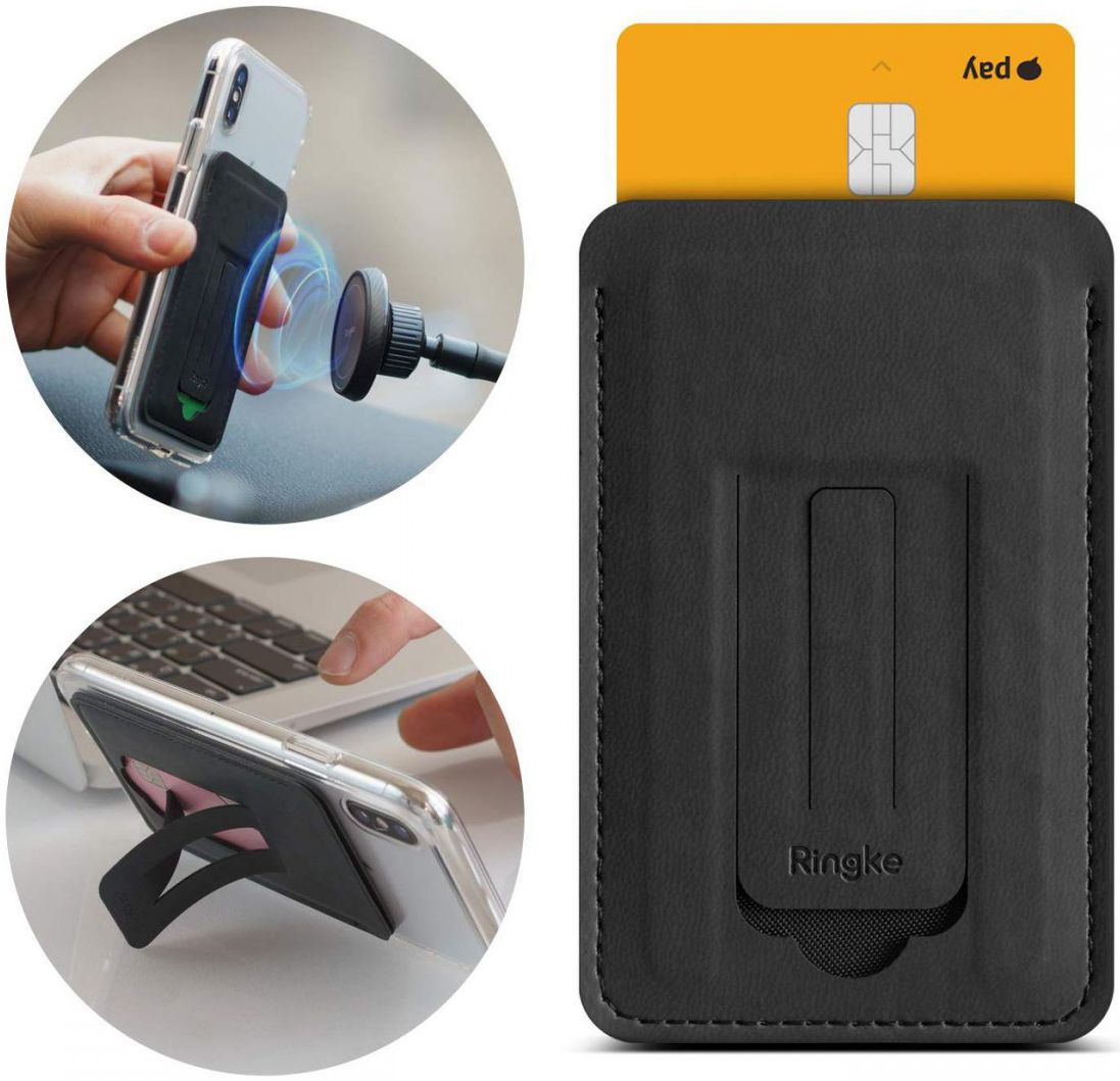 Ringke Universele Multi Card Houder Zwart afbeelding 1