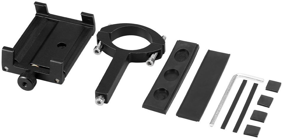 Universele Aluminium Smartphonehouder voor Fietsen Zwart afbeelding 9