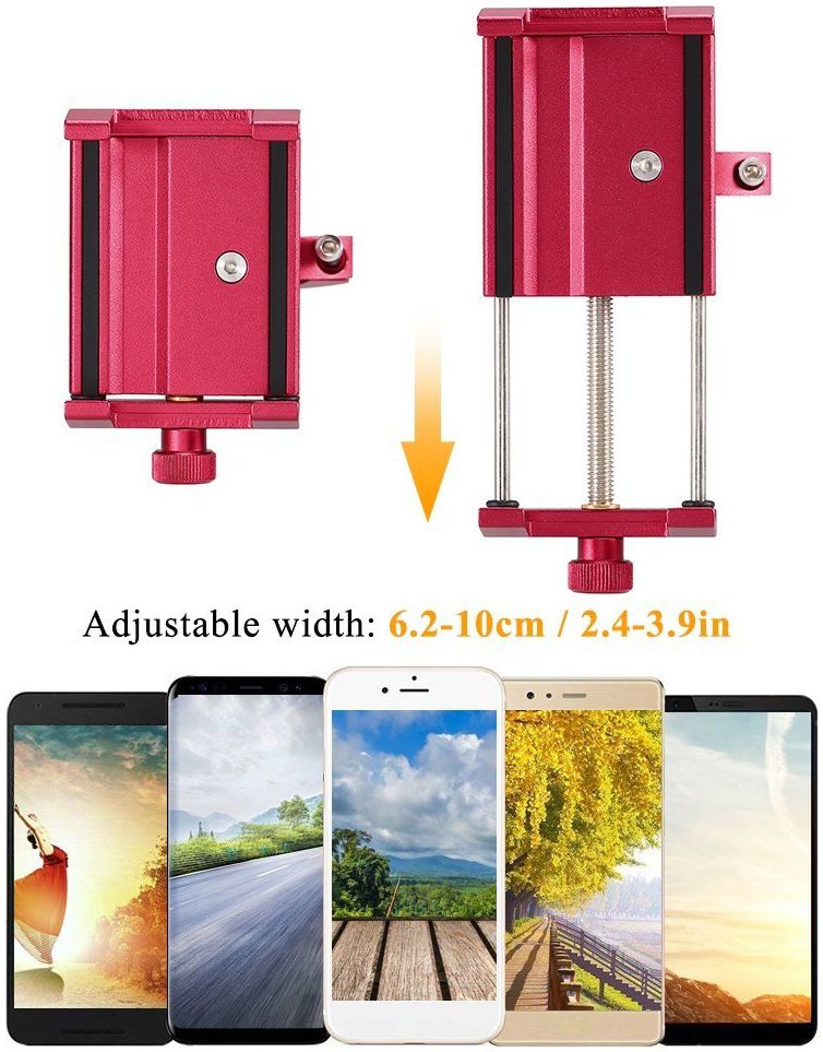 Universele Aluminium Smartphonehouder voor Fietsen Rood afbeelding 7