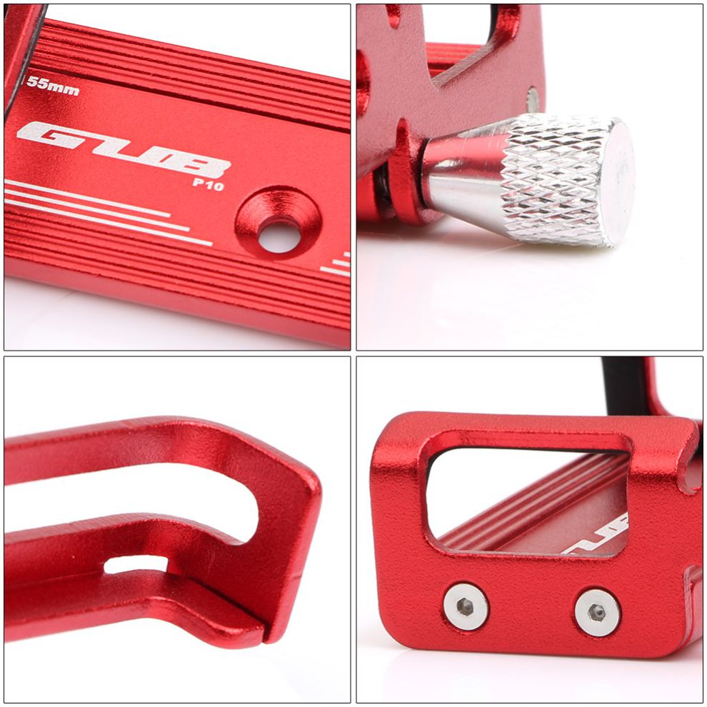 GUB P10 Universele Verstelbare Telefoon Fietshouder Smartphone Rood afbeelding 7