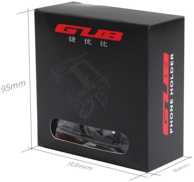 GUB P10 Universele Verstelbare Telefoon Fietshouder Smartphone Rood afbeelding 9