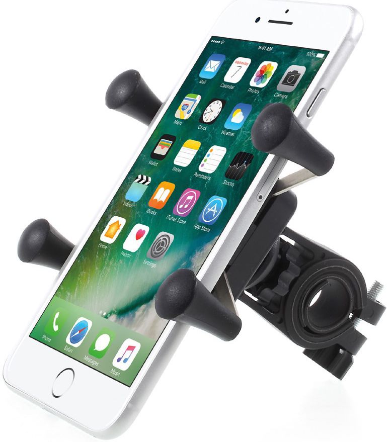 Universele 360 Graden Telefoonhouder voor Fiets Zwart afbeelding 1