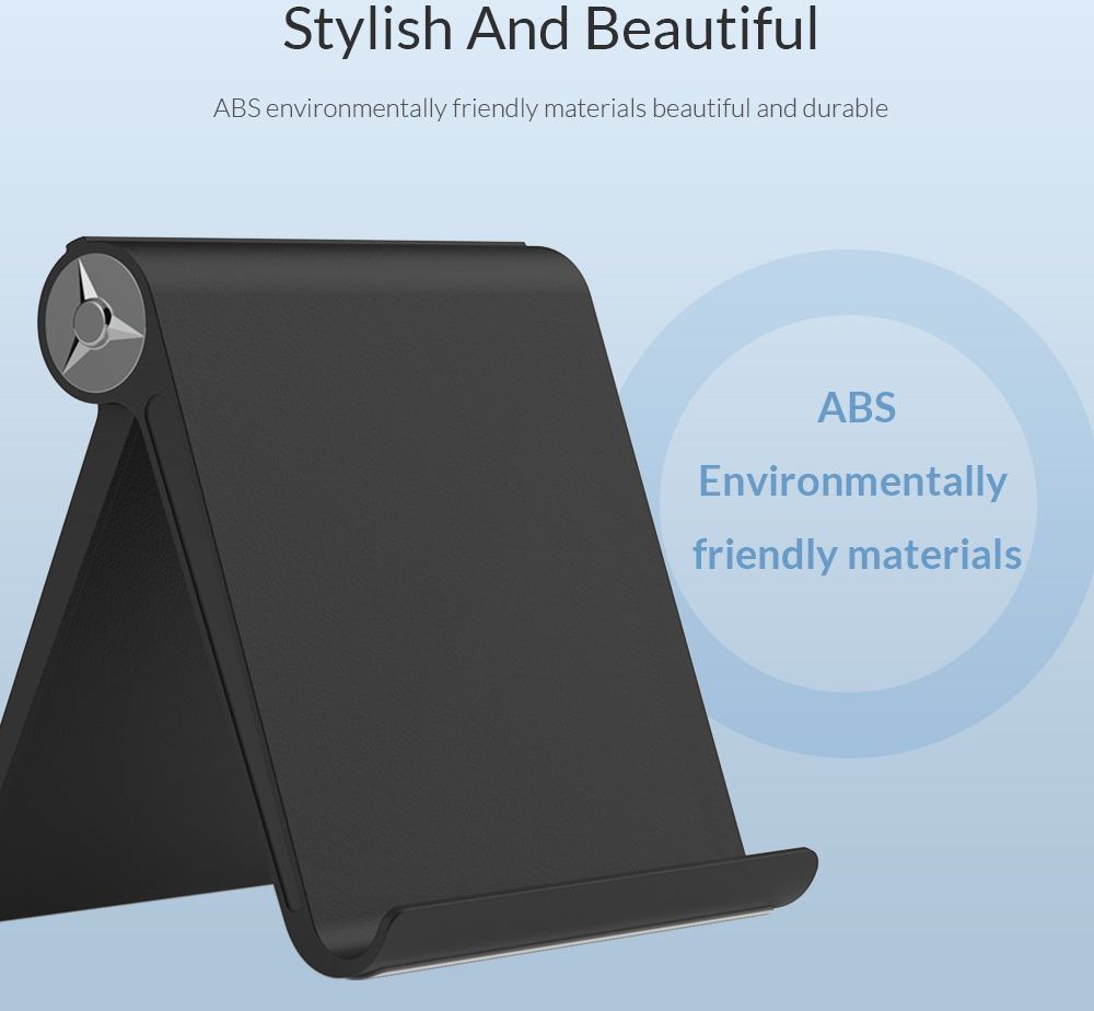 Universele Verstelbare Bureau Standaard voor Smartphones Zwart afbeelding 6