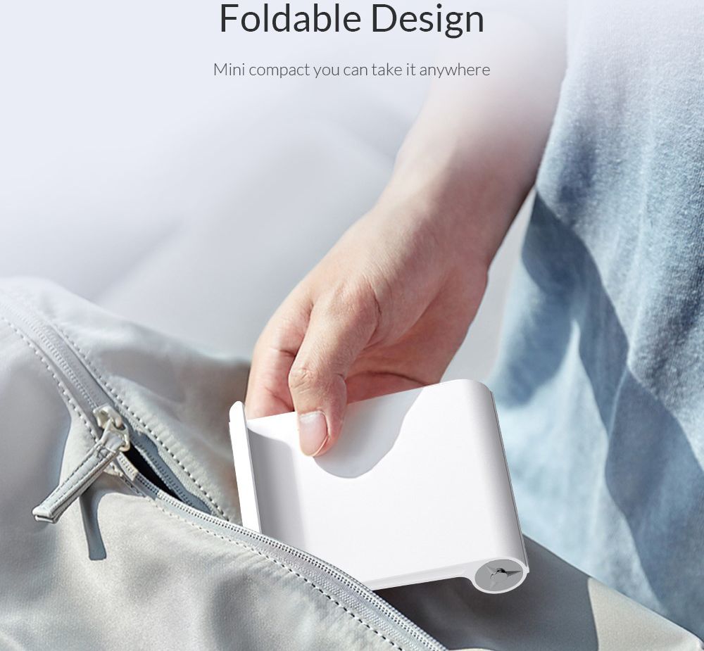 Universele Verstelbare Bureau Standaard voor Smartphones Wit afbeelding 5