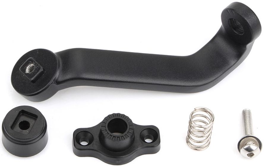GUB P20 Verstelbare Aluminium Telefoonhouder Motor of Scooter Zwart afbeelding 11