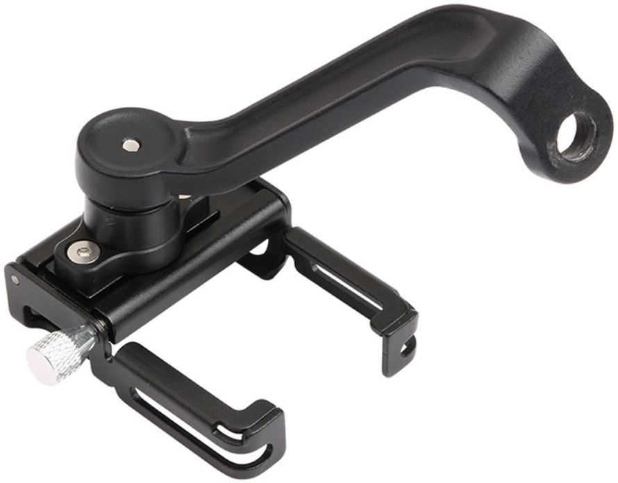 GUB P20 Verstelbare Aluminium Telefoonhouder Motor of Scooter Zwart afbeelding 5
