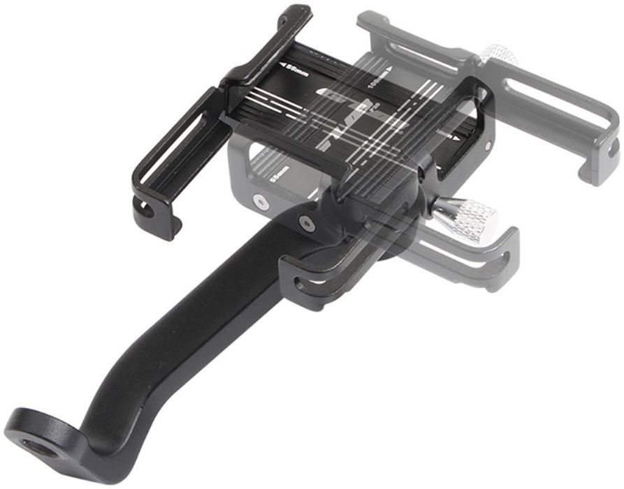GUB P20 Verstelbare Aluminium Telefoonhouder Motor of Scooter Zwart afbeelding 6