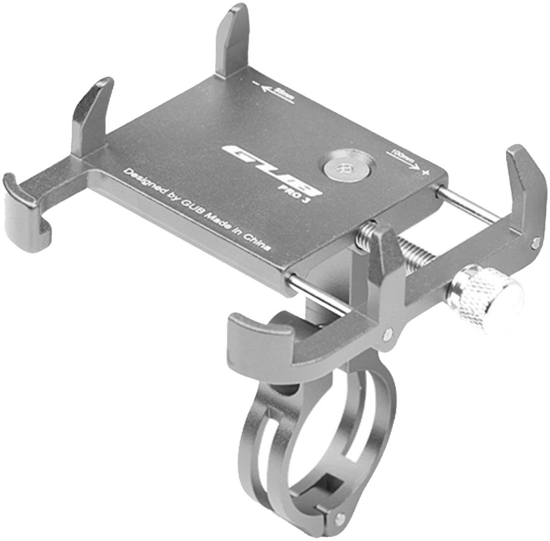 GUB Pro 3 Universele Fiets/Motor Telefoonhouder voor Smartphones Grijs afbeelding 1