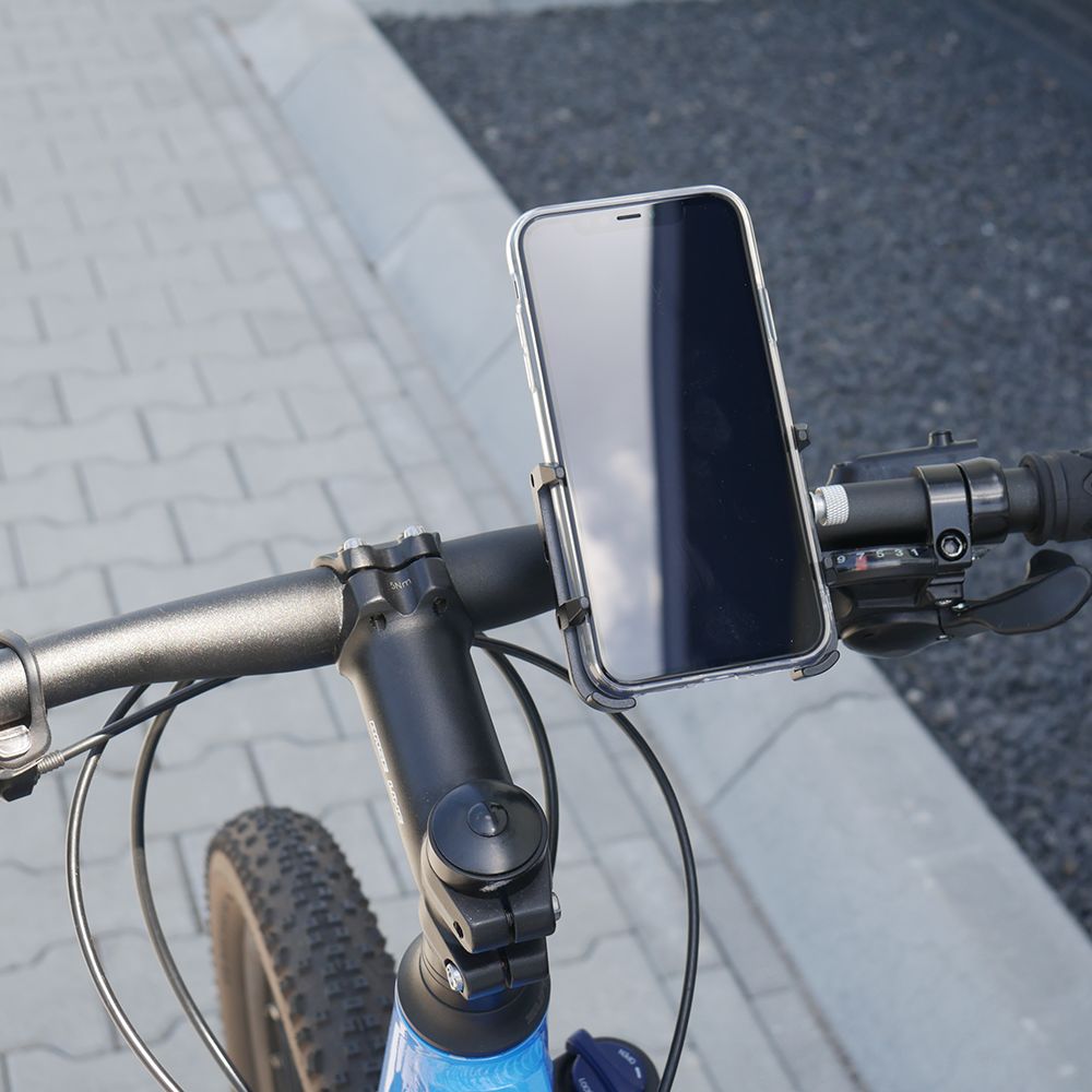 GUB Pro 3 Universele Fiets/Motor Telefoonhouder voor Smartphones Grijs afbeelding 3