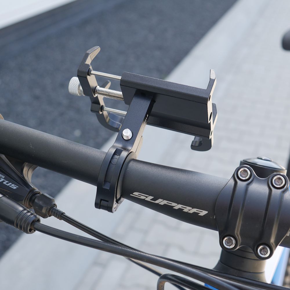 GUB Pro 3 Universele Fiets/Motor Telefoonhouder voor Smartphones Grijs afbeelding 4