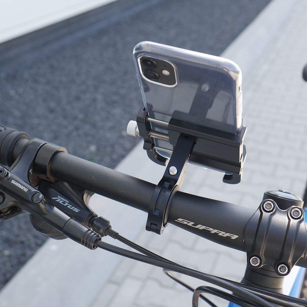 GUB Pro 3 Universele Fiets/Motor Telefoonhouder voor Smartphones Grijs afbeelding 5