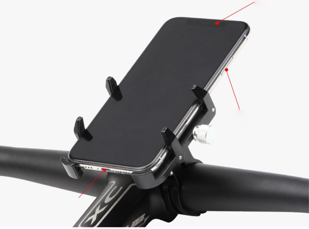 GUB Pro 3 Universele Fiets/Motor Telefoonhouder voor Smartphones Grijs afbeelding 12
