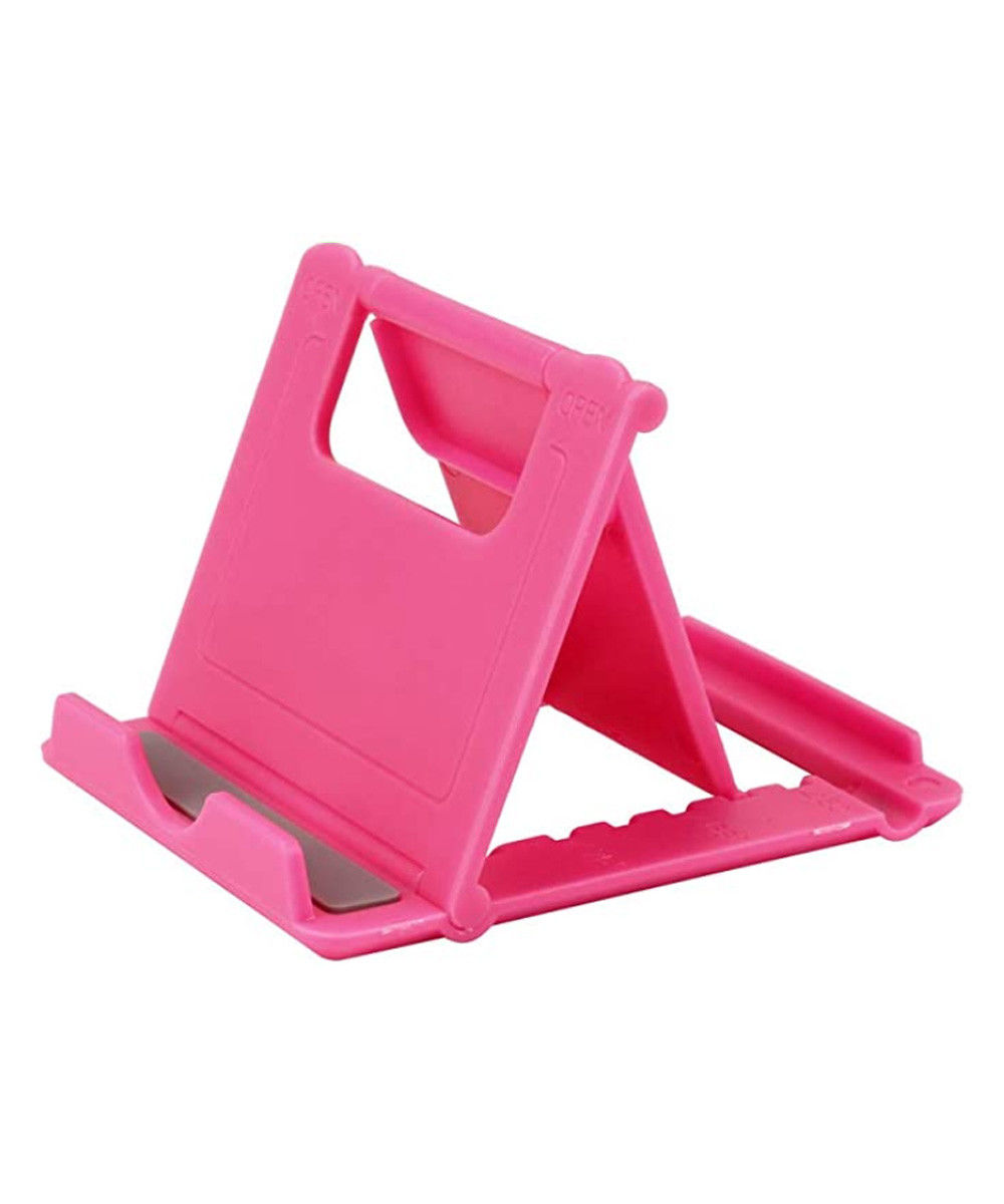 Universele Verstelbare Telefoon en Tablet Bureau Houder Roze afbeelding 3