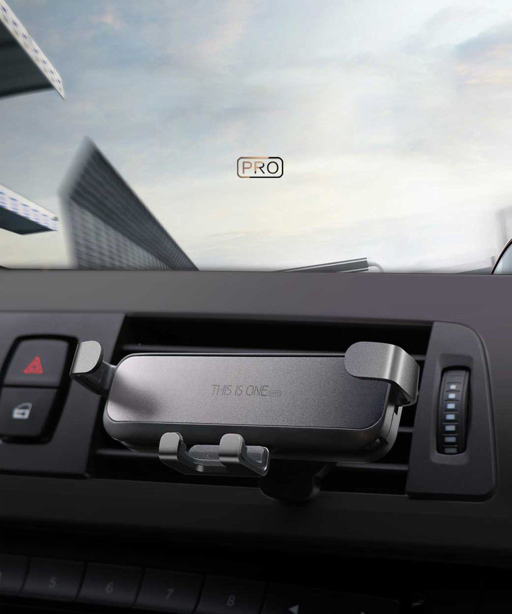 This Is One Pro Gravity Ventilatierooster Telefoonhouder Zwart afbeelding 8