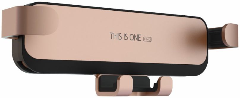 This Is One Pro Gravity Ventilatierooster Telefoonhouder Goud afbeelding 1