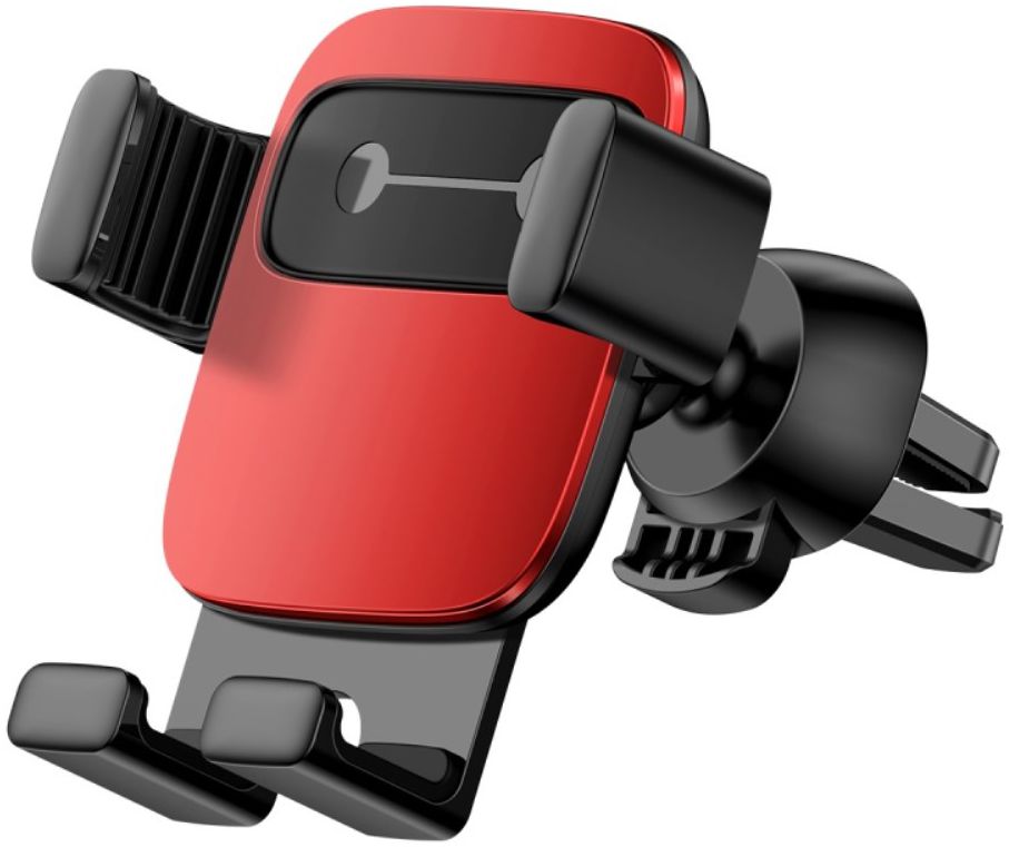 Baseus Cube Gravity Universele Ventilatierooster Auto Houder Rood afbeelding 2