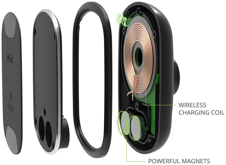 iOttie iTap Wireless 2 Dash Fast Charge Draadloos Laden Houder Zwart afbeelding 4