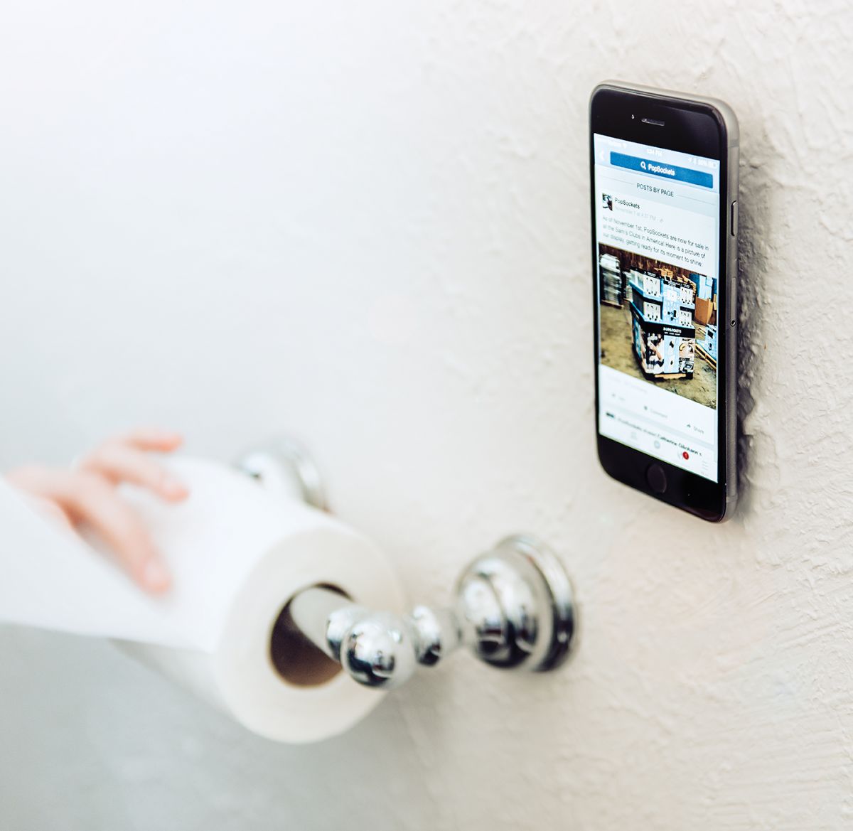 PopSockets PopMount Multi-Surface Houder Zwart afbeelding 5