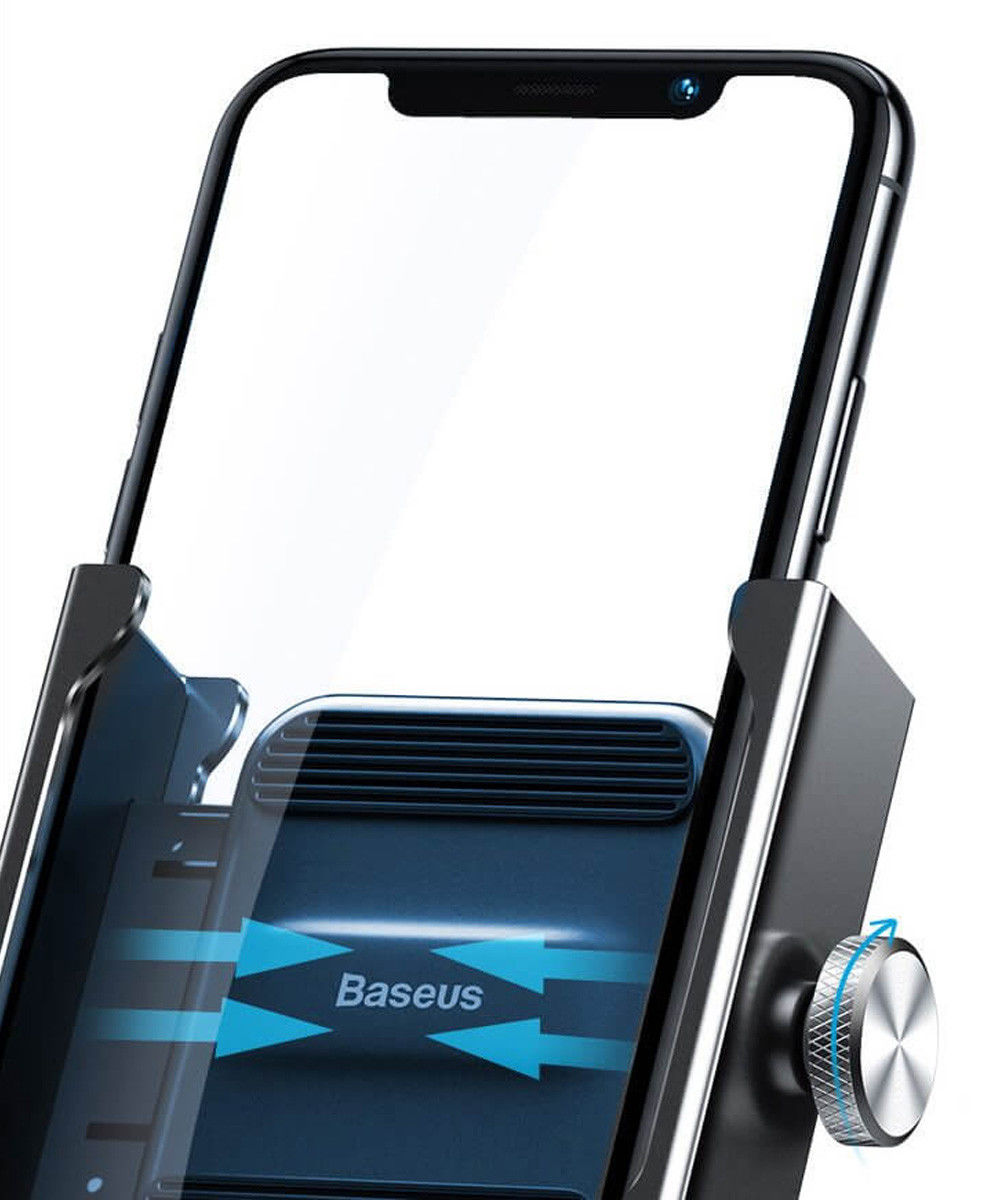 Baseus Knight Telefoonhouder Fiets/Motor/Scooter Stuur/Spiegel Zwart afbeelding 7