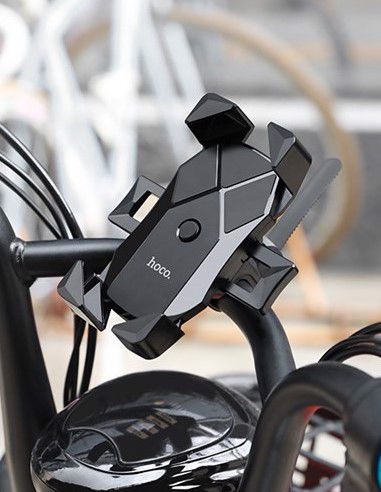 Hoco Light Ride Series Fiets en Motor Stuur Houder Zwart afbeelding 3