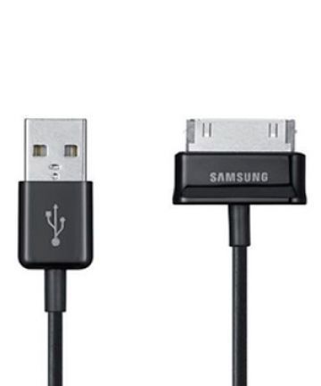 Samsung 30-pins kabel Galaxy Tab 1 meter zwart Kabels