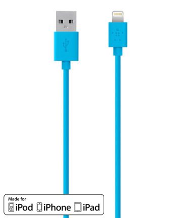 Belkin Mixit Lightning Naar USB Datakabel 1.2m Groen Blauw Kabels