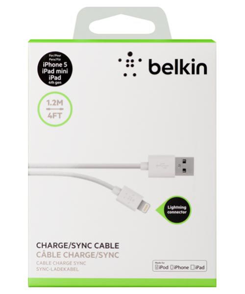 Belkin Mixit Lightning Naar USB Datakabel 1.2m Wit afbeelding 4