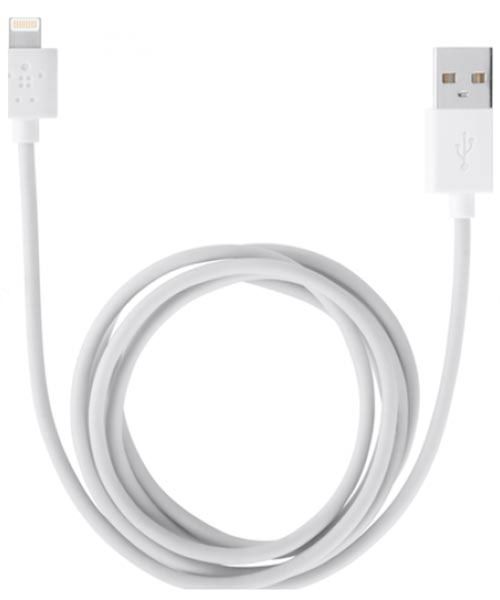 Belkin Lightning iPhone Kabel 3 Meter Wit afbeelding 2