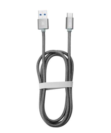 Baseus Sharp Series USB-C Kabel 1 meter gevlochten Grijs Kabels