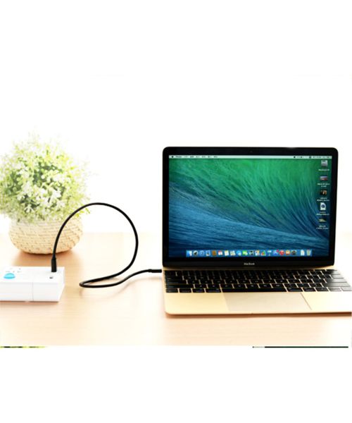 Remax Platte USB A naar USB C Kabel 1 Meter Zwart afbeelding 6