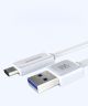 Remax Platte USB C kabel 1 Meter Wit