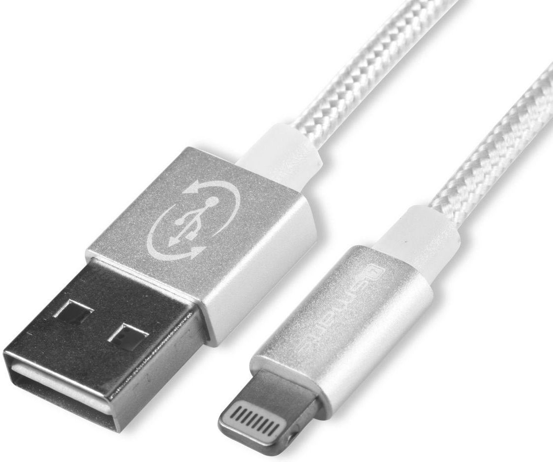 4smarts RAPIDCord iPhone Kabel 1 meter Wit afbeelding 3